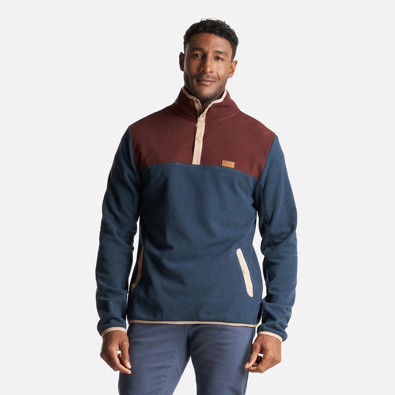 Poleron Hombre Tokerau Azul Noche Haka Honu-1