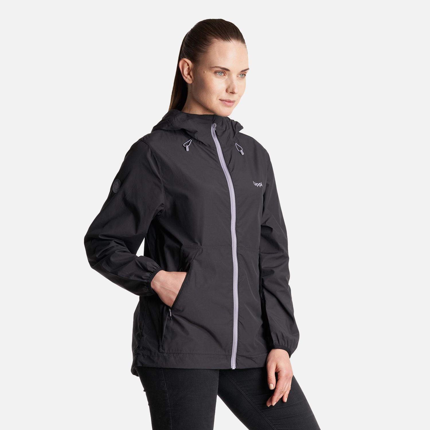 Chaqueta Mujer  WindLand  WindBreaker Hoody Jacket Negro Lippi-2