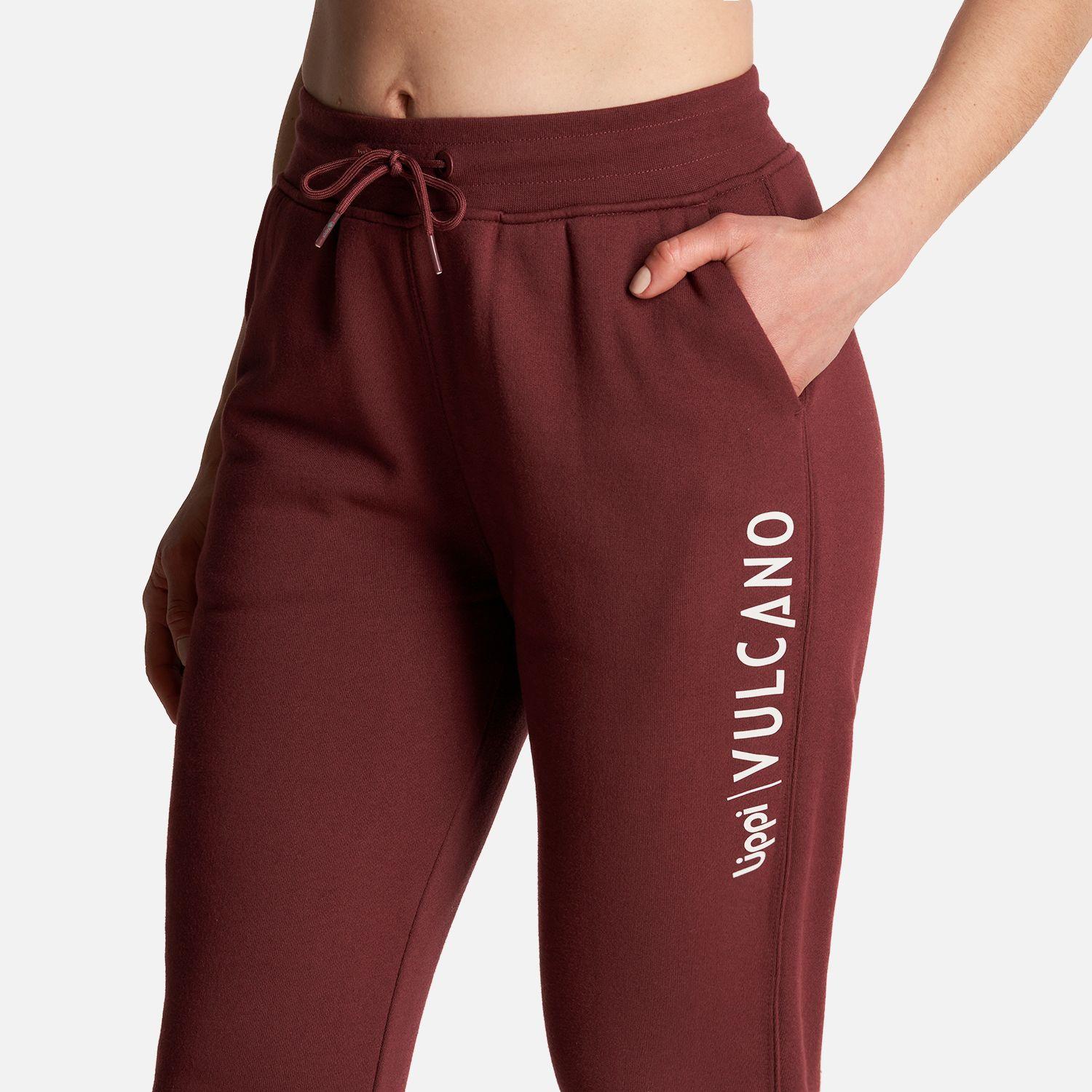 Pantalon Mujer Insigne Vulcano Cotton Pants Burdeo Lippi-5