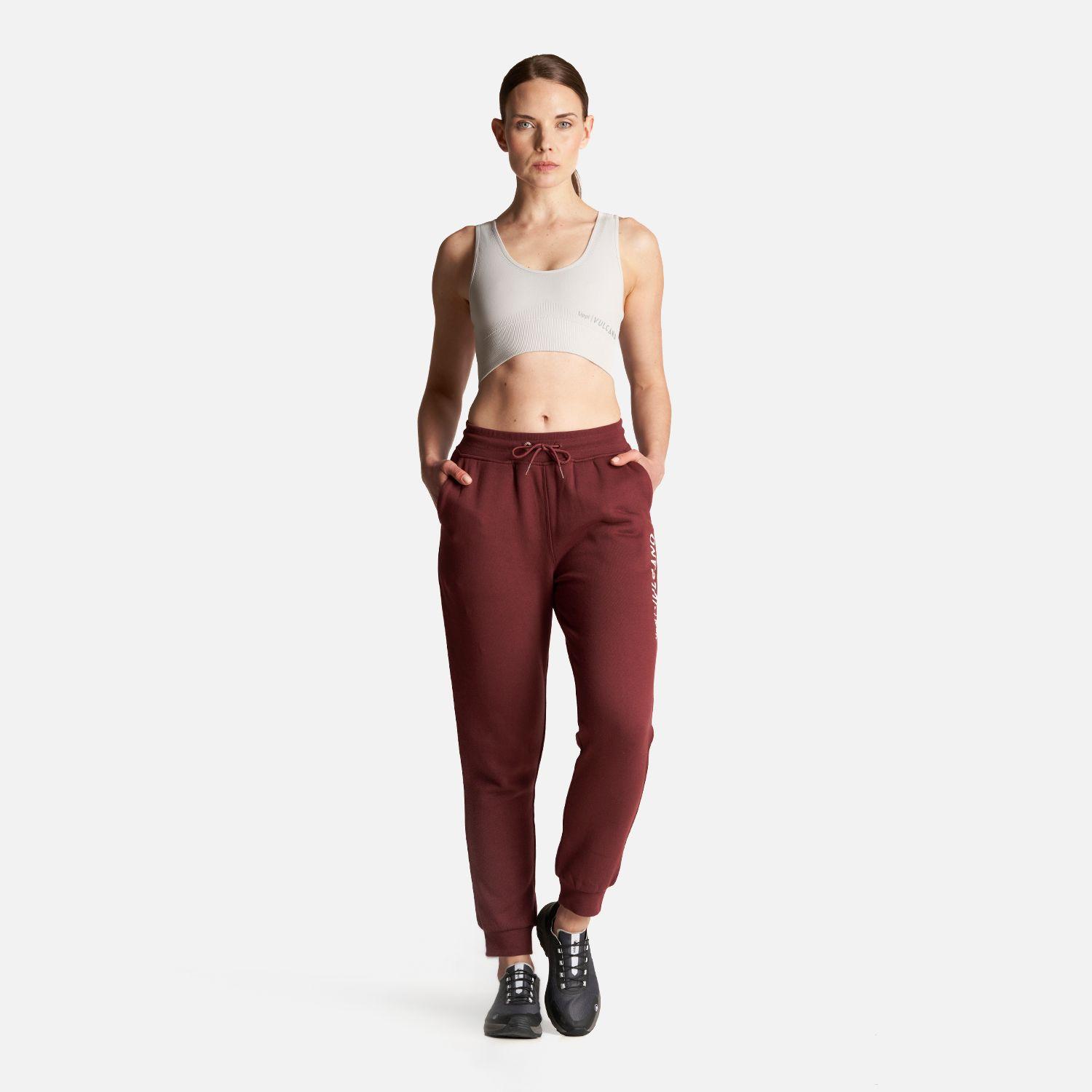 Pantalon Mujer Insigne Vulcano Cotton Pants Burdeo Lippi-6
