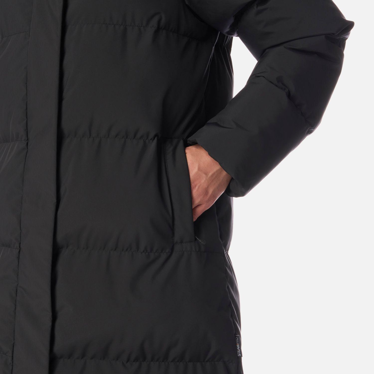 Chaqueta Mujer Long And Warm Steam-Pro Hoody Jacket Negro Lippi I26-4