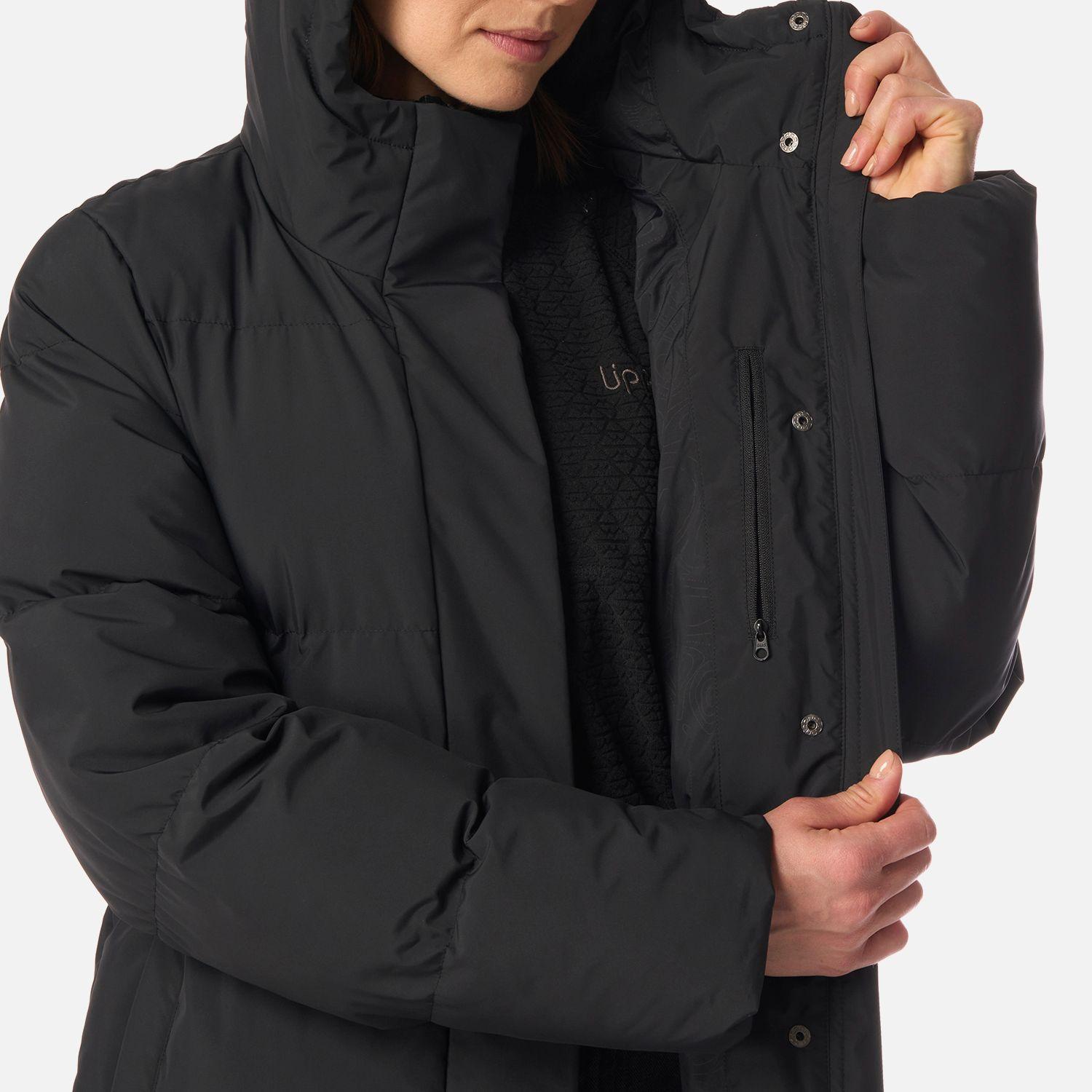 Chaqueta Mujer Long And Warm Steam-Pro Hoody Jacket Negro Lippi I26-6