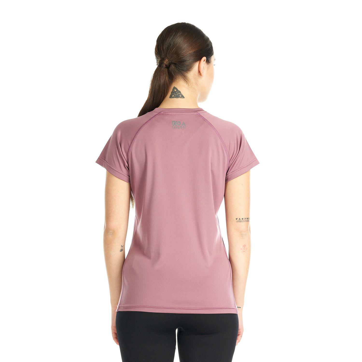 Polera Mujer Fauna Rosa Geography-3
