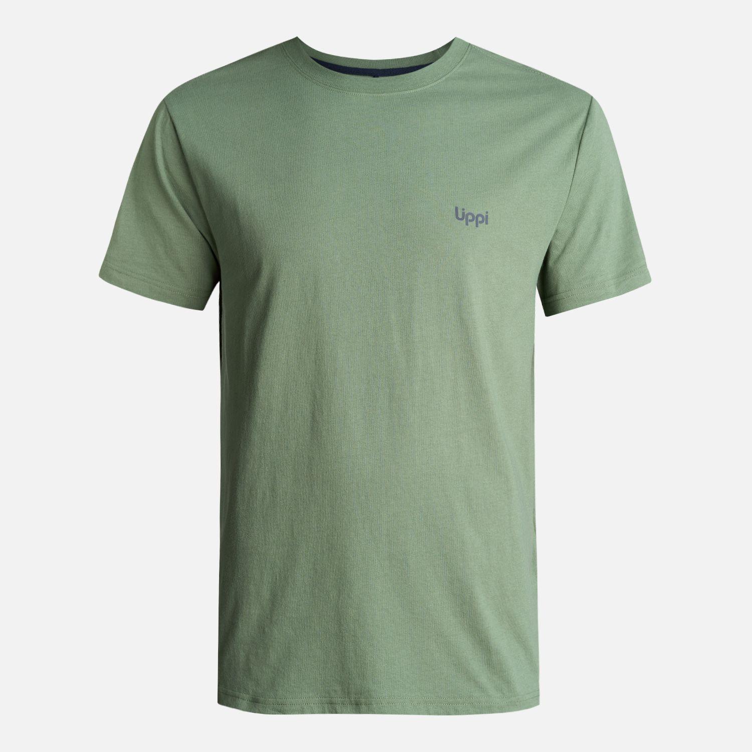 Polera Hombre Up on the Mountain T-Shirt Jade Oscuro Lippi-5