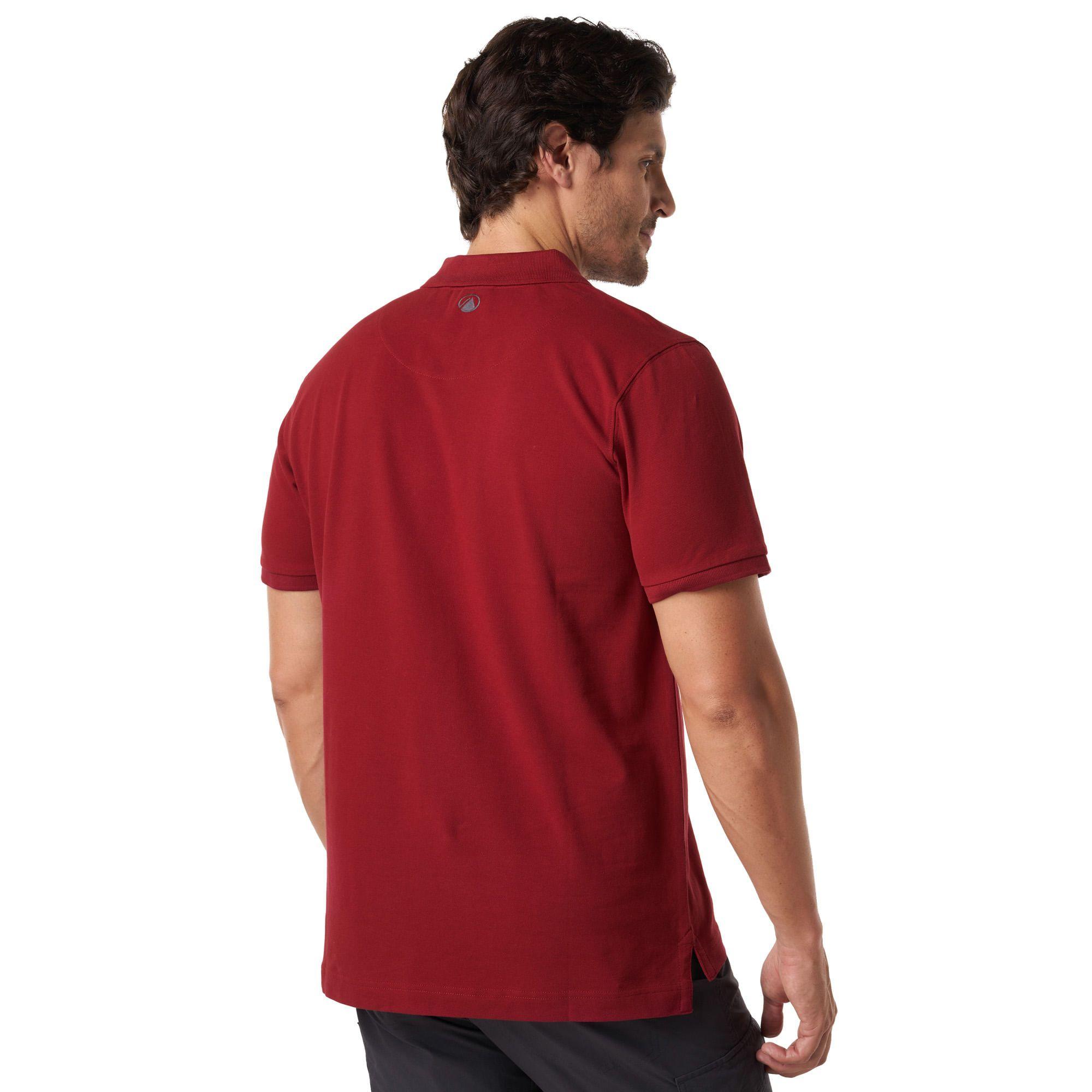 Polera Hombre First Class Elastic Polo Melange Gris Claro Lippi I19-4