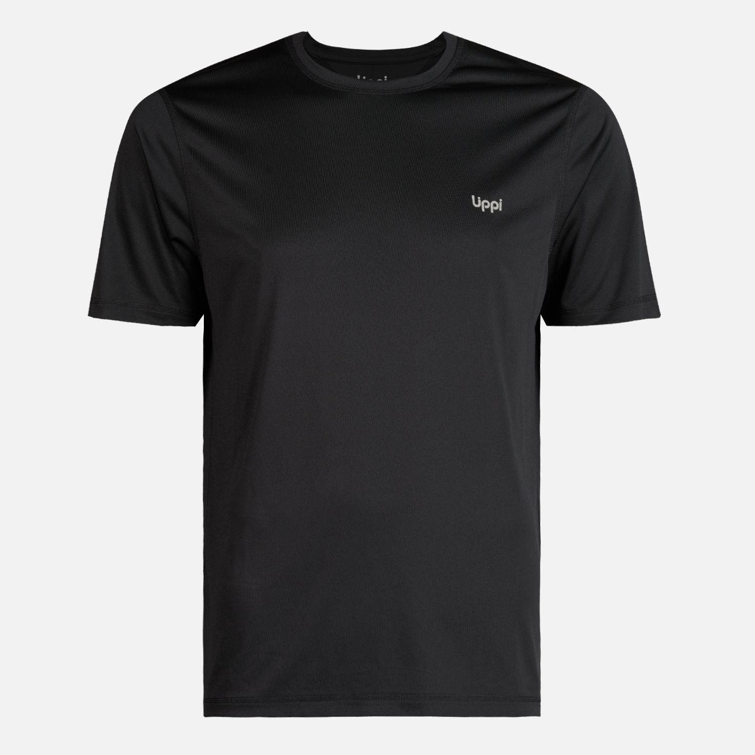Polera Hombre Core Q-Dry T-Shirt Negro Lippi I23-0