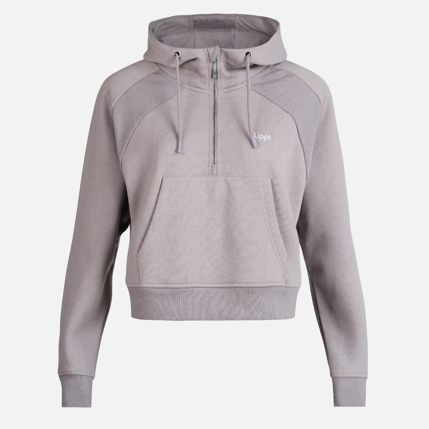 Poleron Mujer Heavy Duty Hoody Sweatshirt Malva Lippi-0