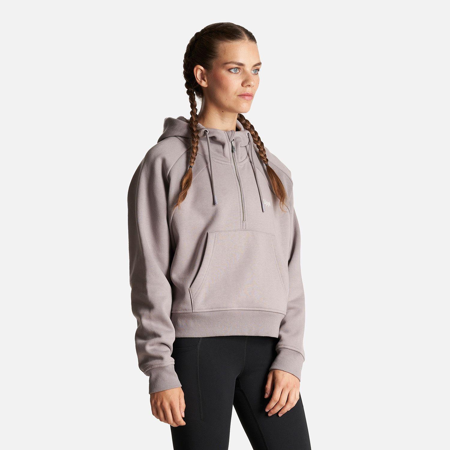 Poleron Mujer Heavy Duty Hoody Sweatshirt Malva Lippi-2