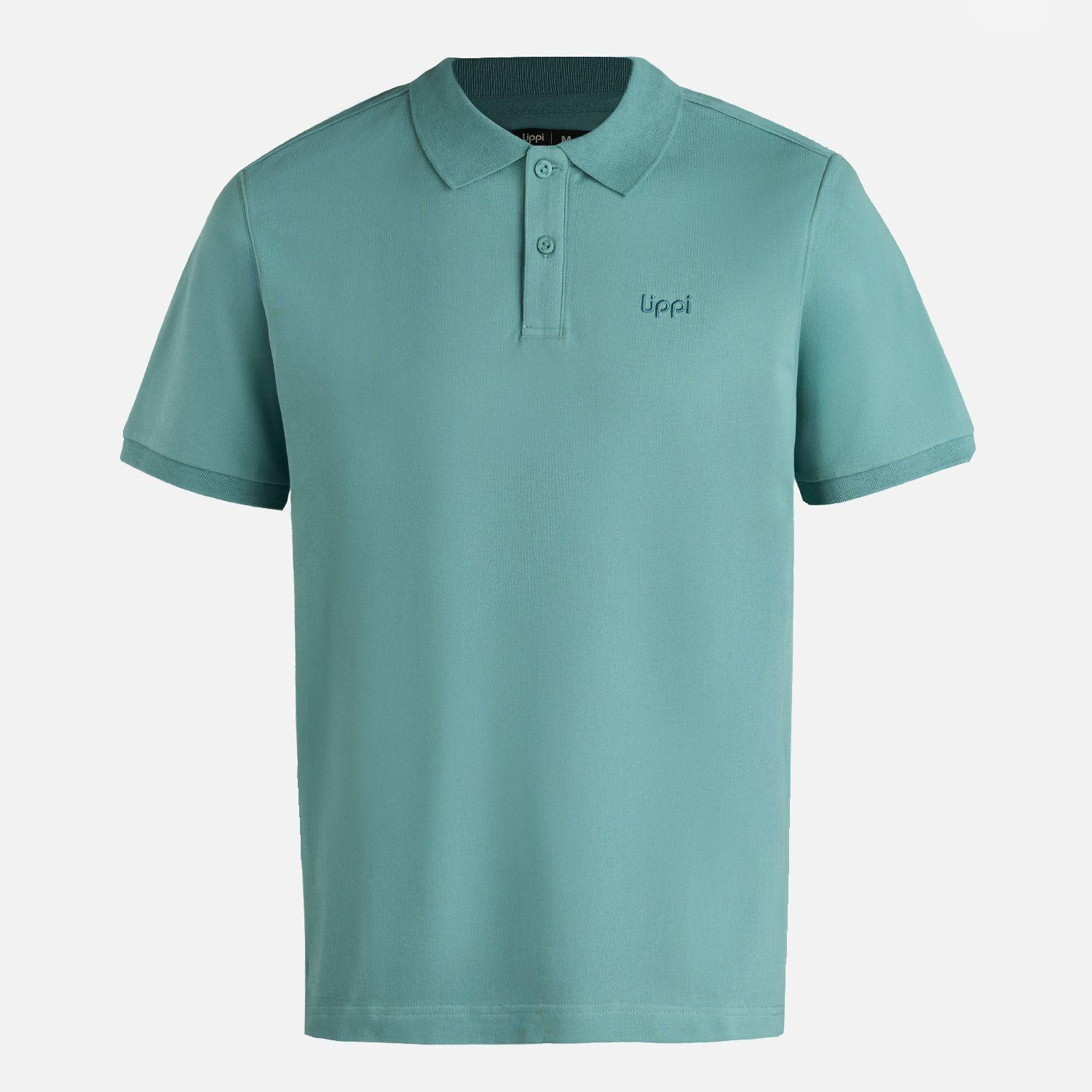 Polera Hombre First Class Elastic Polo Turquesa Lippi V26-5