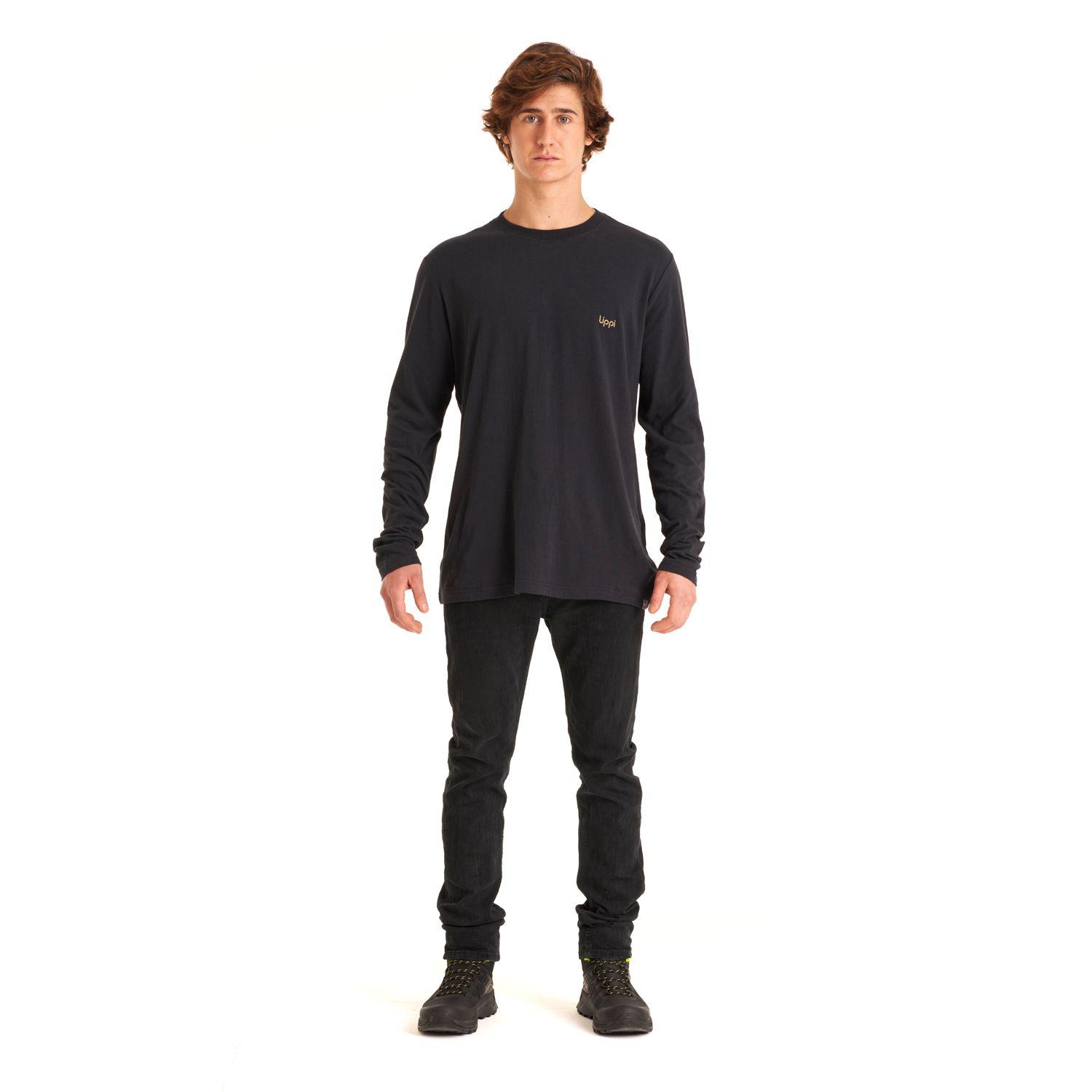 Polera Hombre Terra UVStop Long Sleeve TShirt Grafito Lippi-6