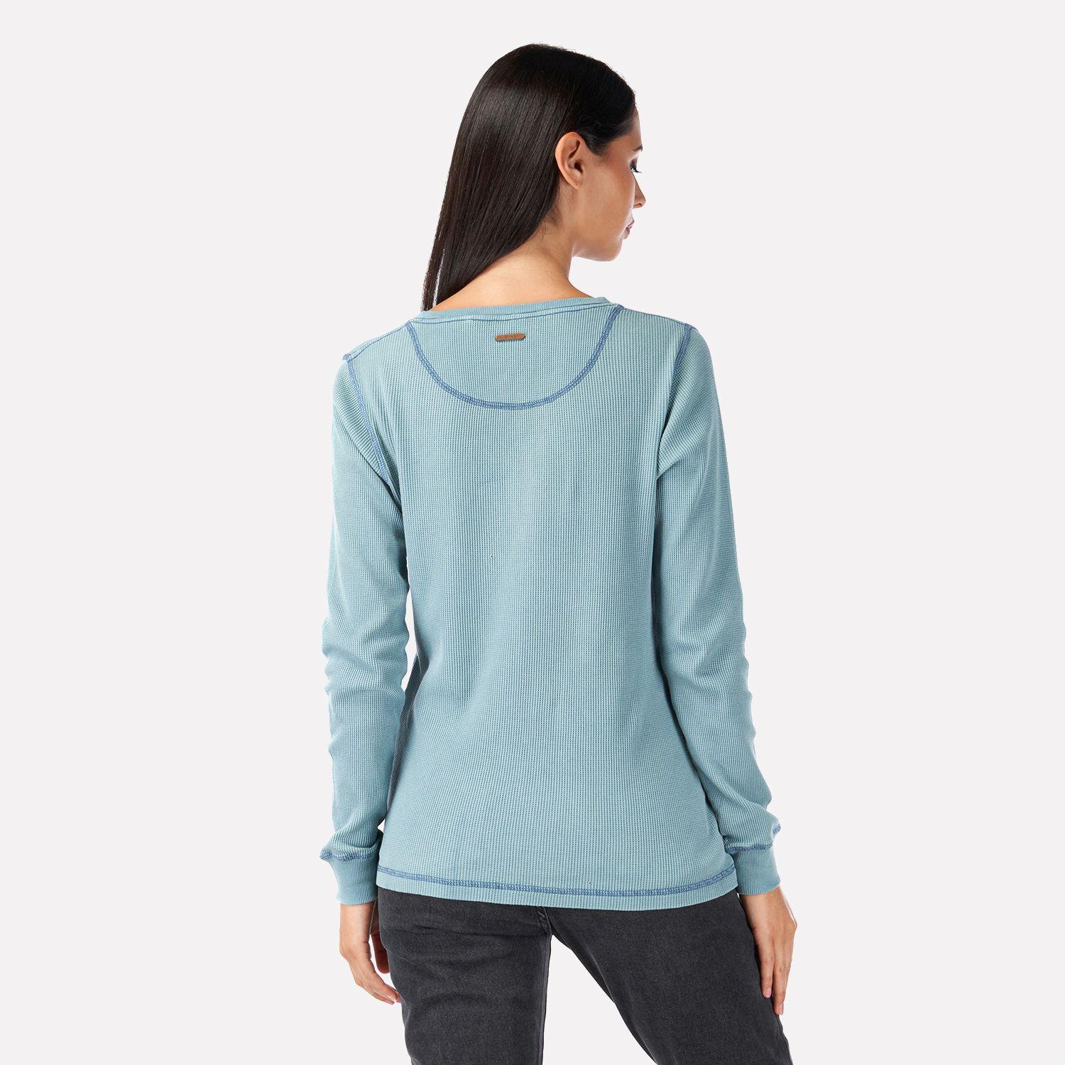 Polera Mujer Simetría Hippie Celeste Haka Honu-2