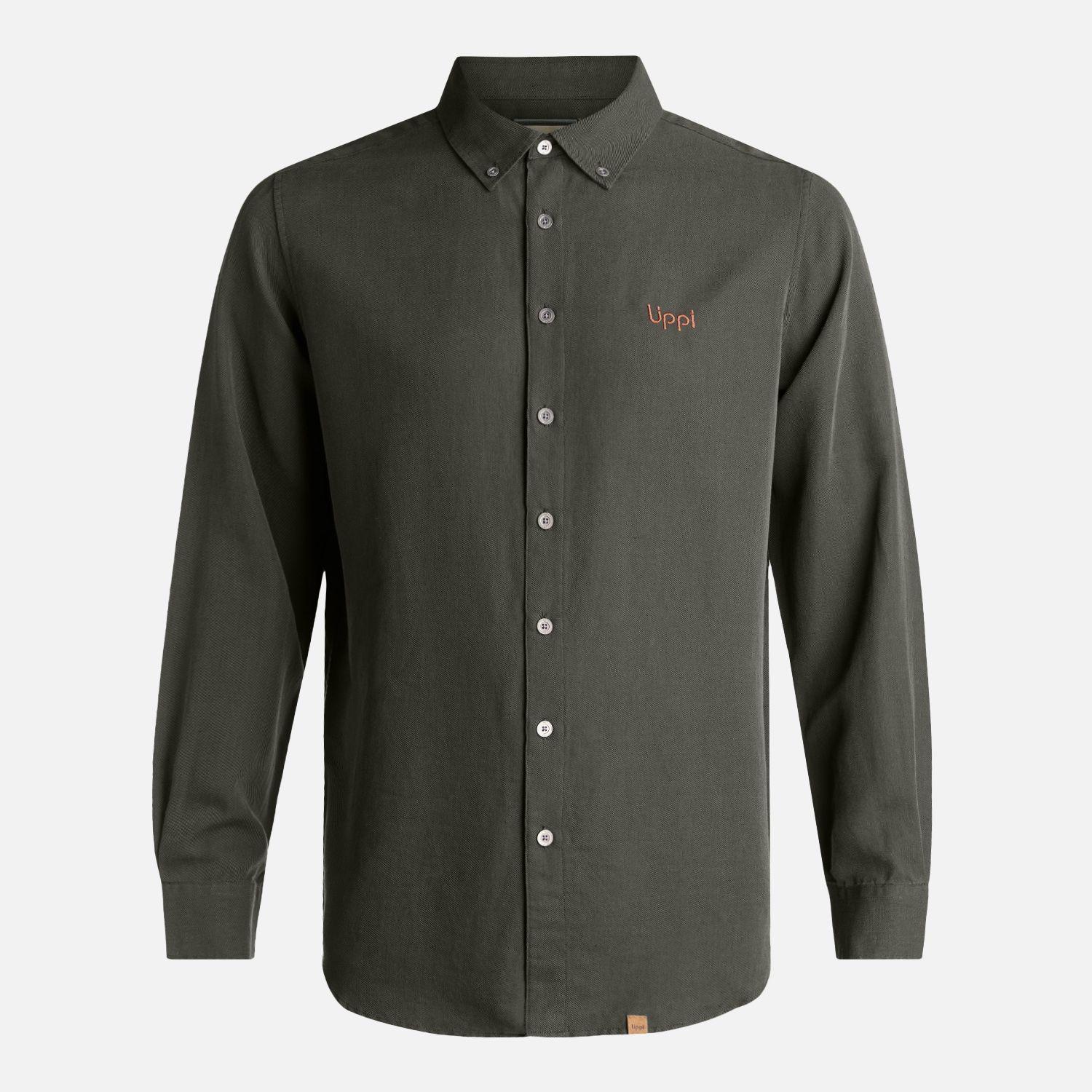 Camisa Hombre DayBreak B-Dry Shirt Verde Militar Lippi-0