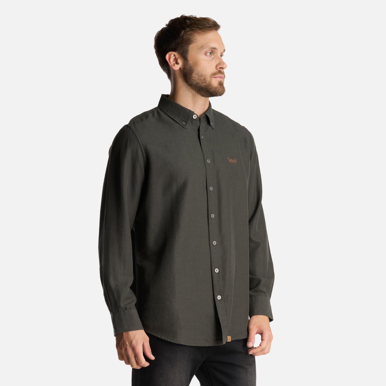 Camisa Hombre DayBreak B-Dry Shirt Verde Militar Lippi-2
