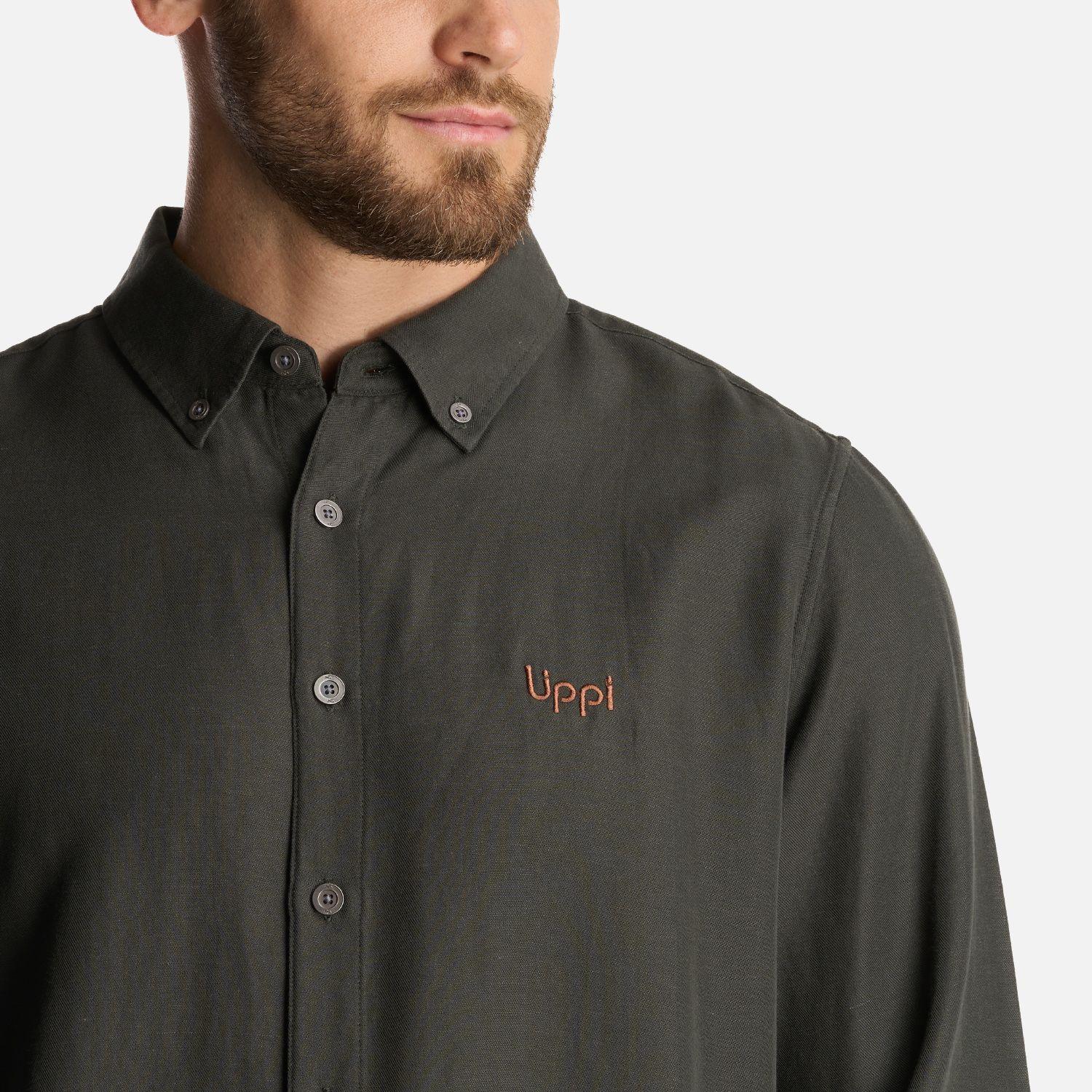 Camisa Hombre DayBreak B-Dry Shirt Verde Militar Lippi-5