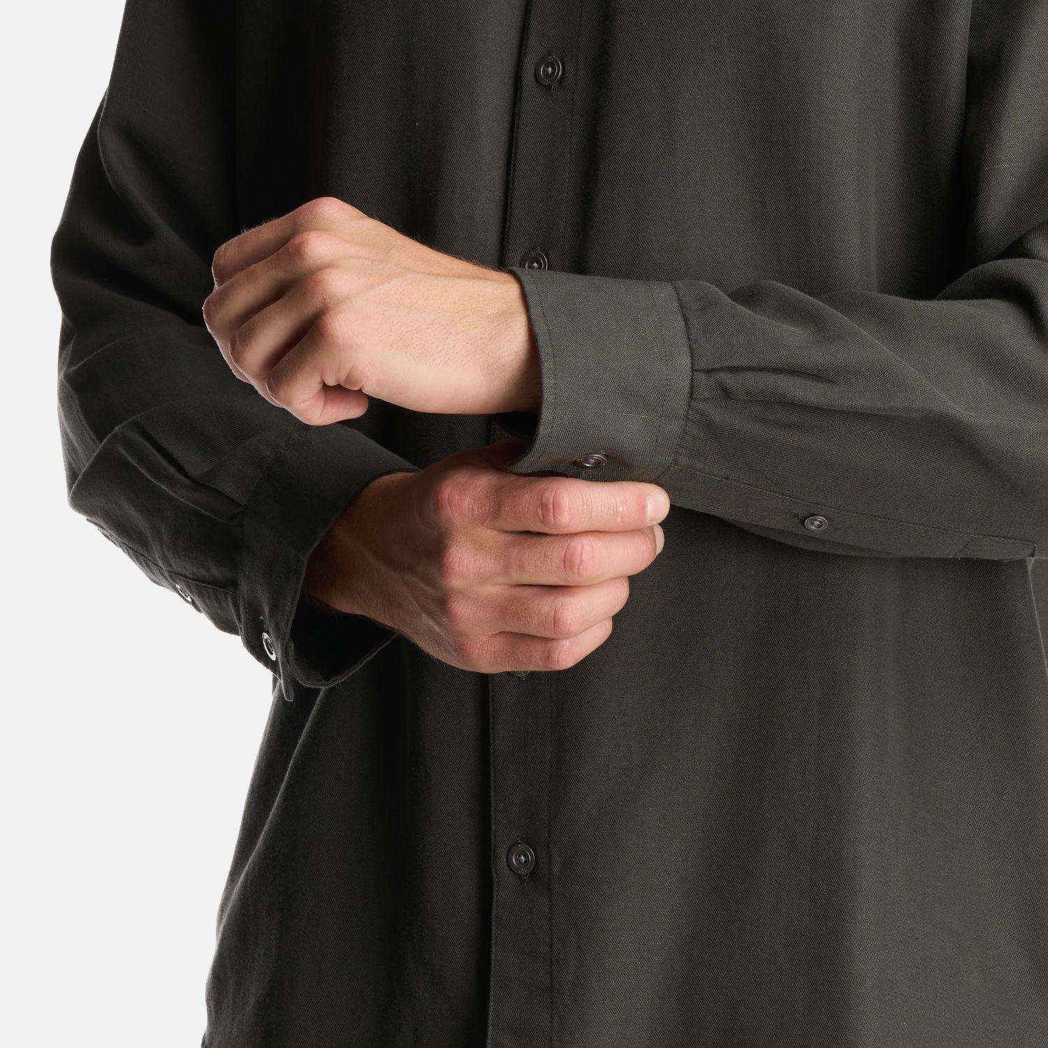 Camisa Hombre DayBreak B-Dry Shirt Verde Militar Lippi-6