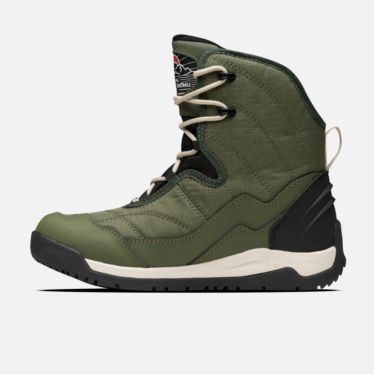 Bota Mujer  Loba Baja Verde Militar Haka Honu-1