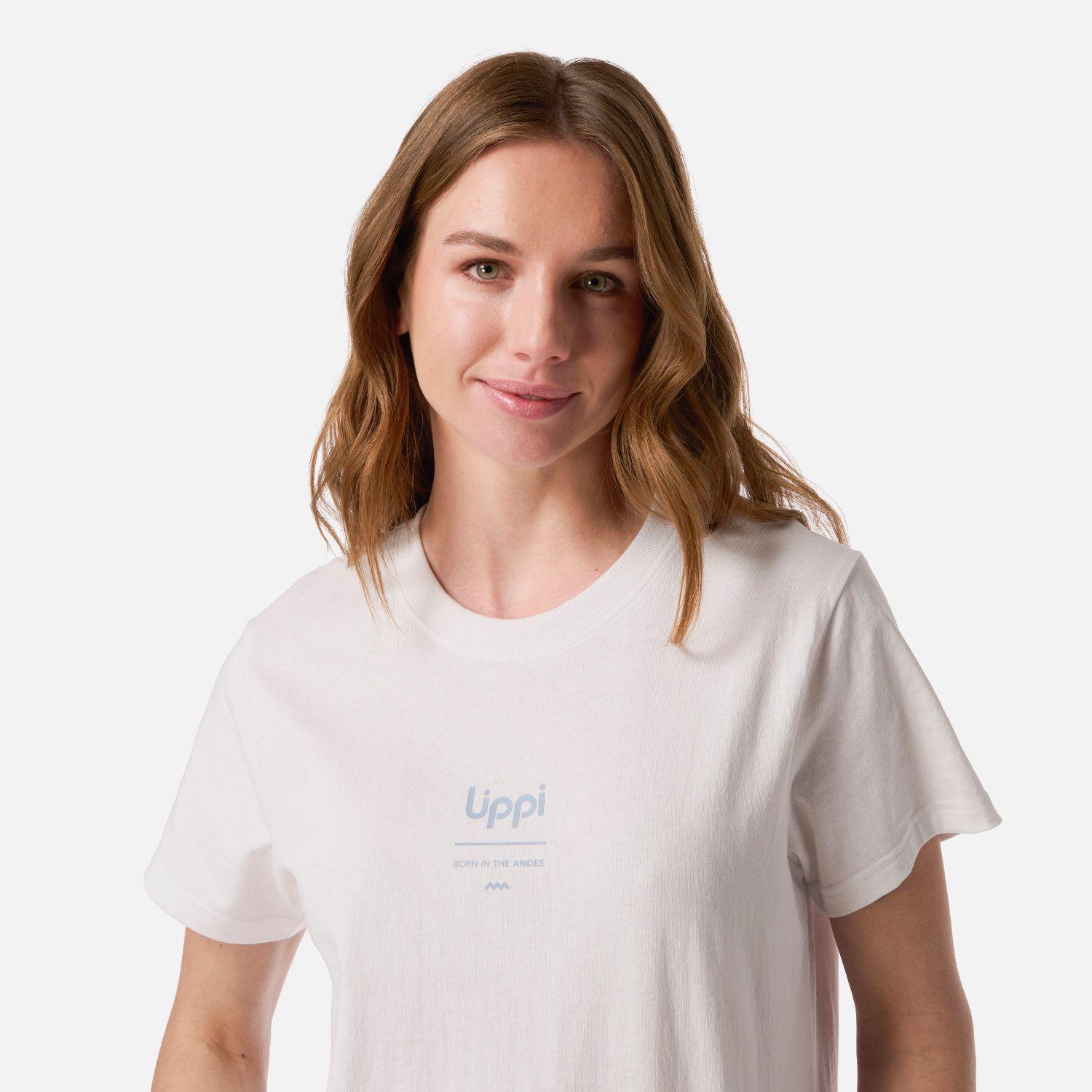 Polera Mujer Ulmo Mid Point T-Shirt Blanco Lippi V26-3