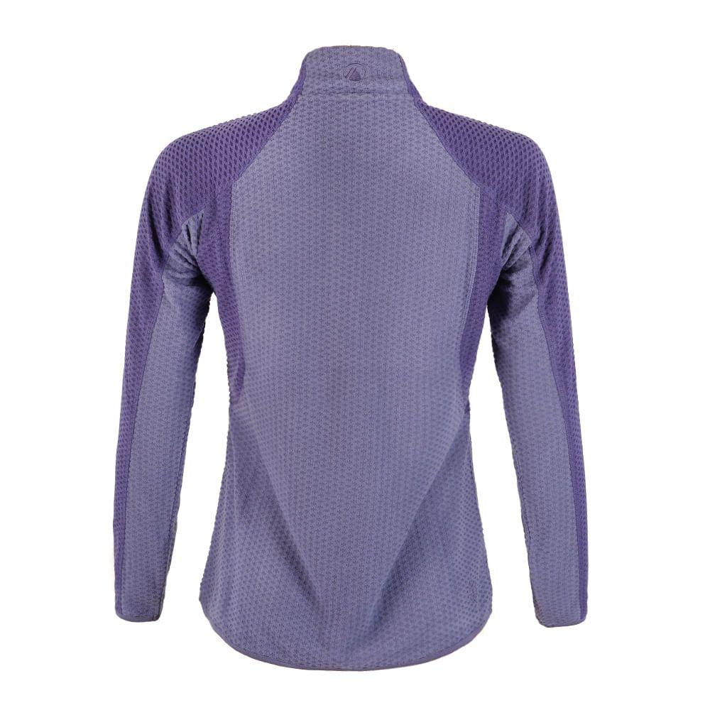 Poleron Mujer Jacaranda Nano-F 14 Zip Violeta Claro Lippi-1