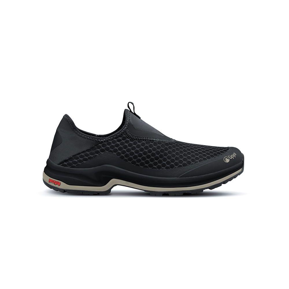 Zapatilla Hombre Panal Negro / Verde Lippi-0
