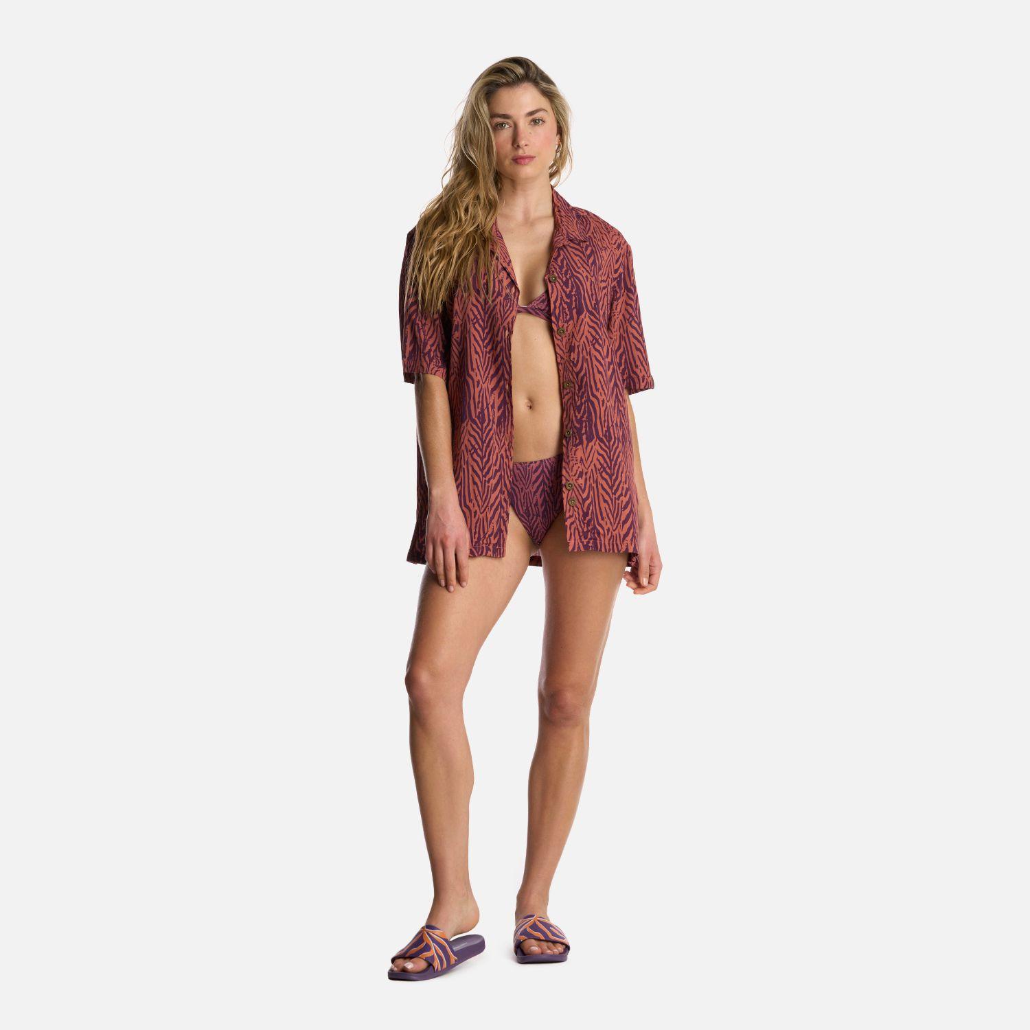 Traje de Baño Mujer Bahia Print Coral Haka Honu V26-5