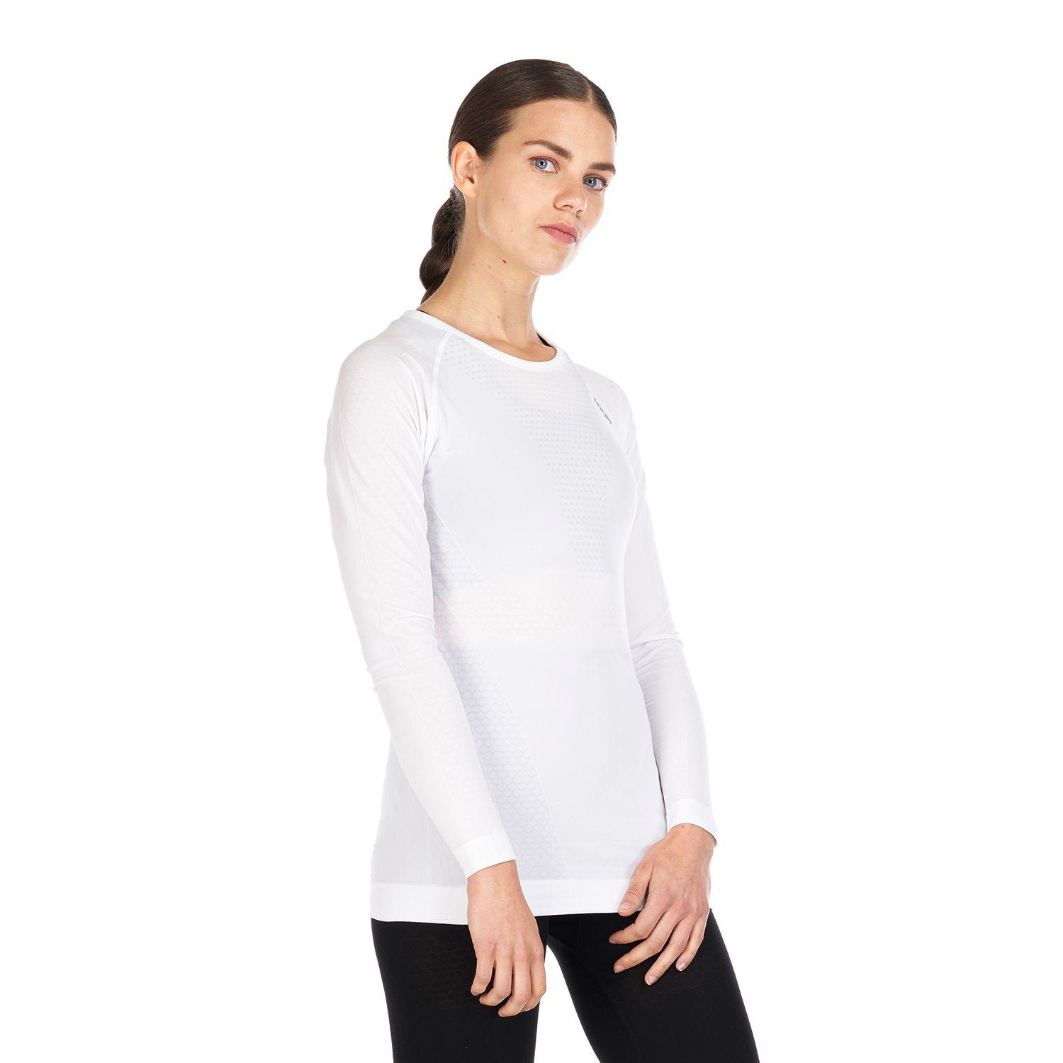 Primera Capa Mujer Skintec 1000 Seamless Top Blanco Lippi V22-2