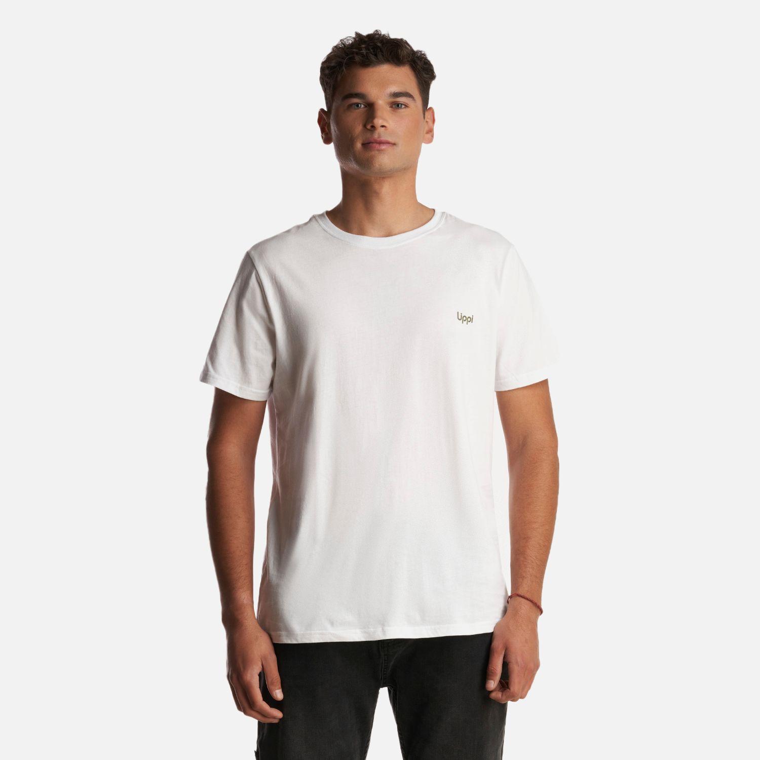 Polera Hombre Into the Mountain T-Shirt Blanco Lippi-1
