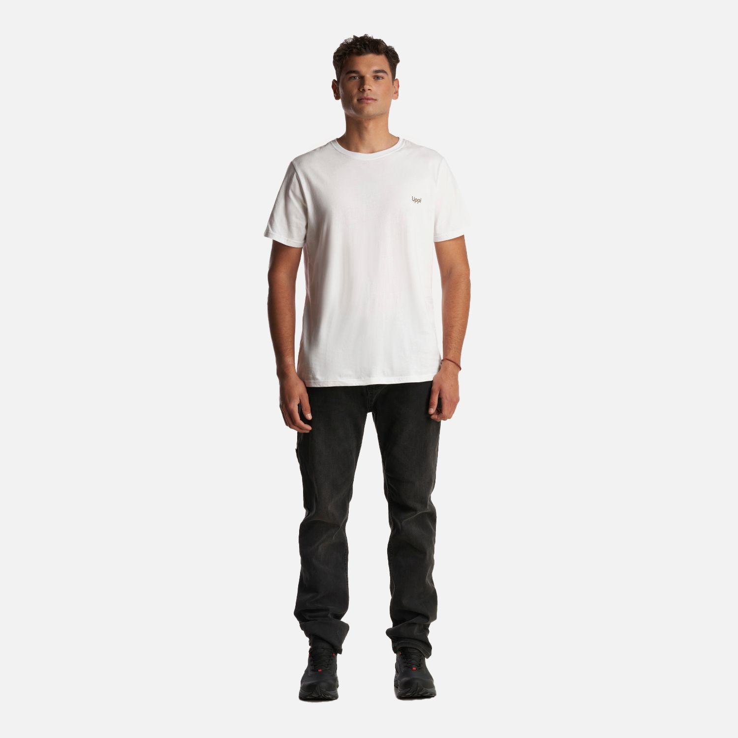 Polera Hombre Into the Mountain T-Shirt Blanco Lippi-5