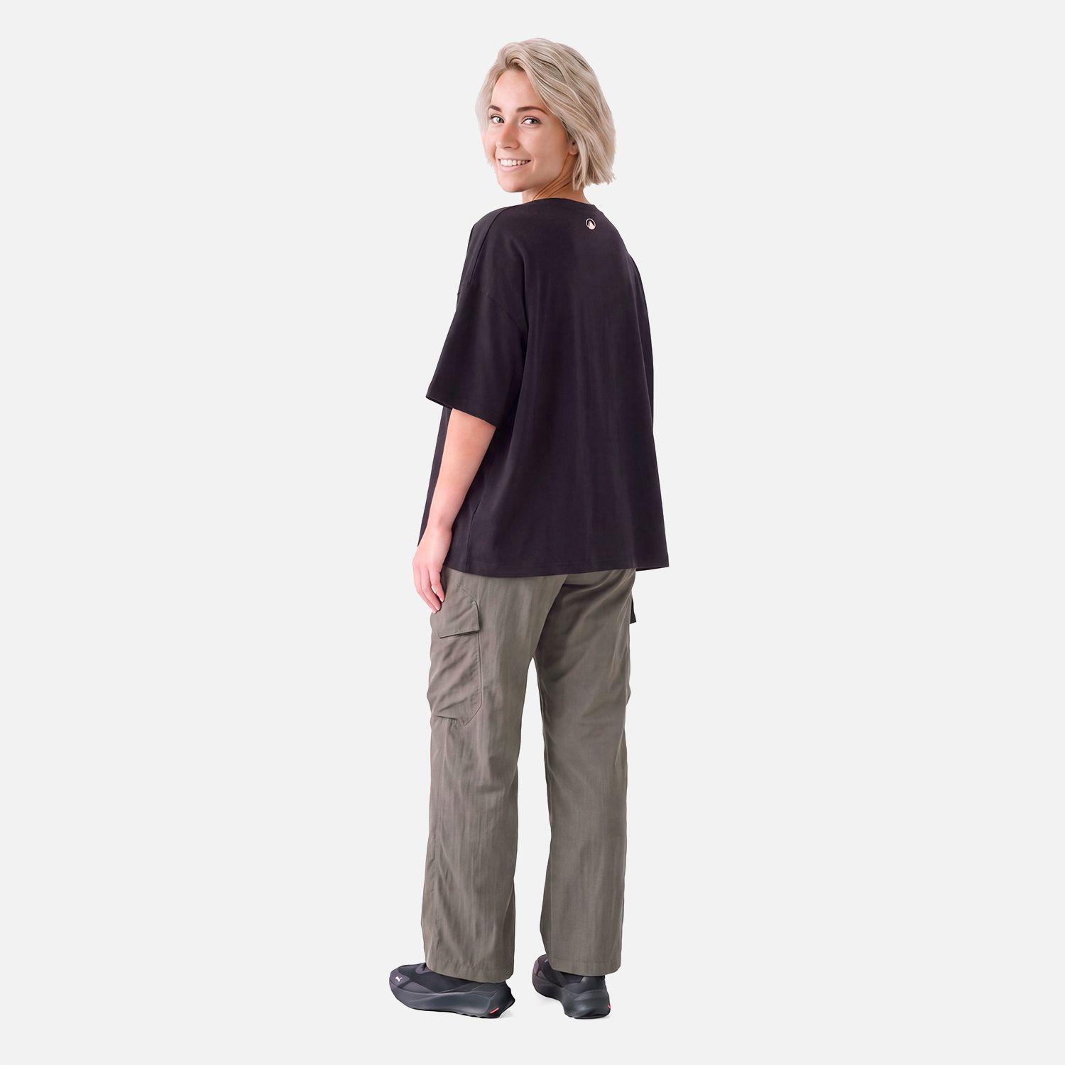 Polera Mujer Ulmo Front Print Sorona T-Shirt Negro Lippi V27-5