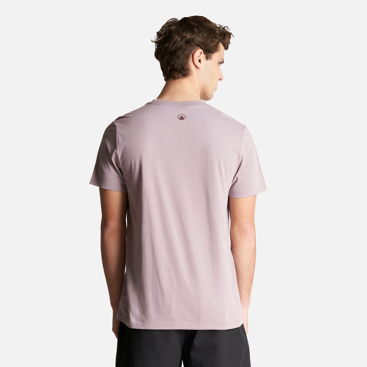 Polera Hombre Ulmo Cotton UV-Stop T-Shirt Malva Lippi V23-2