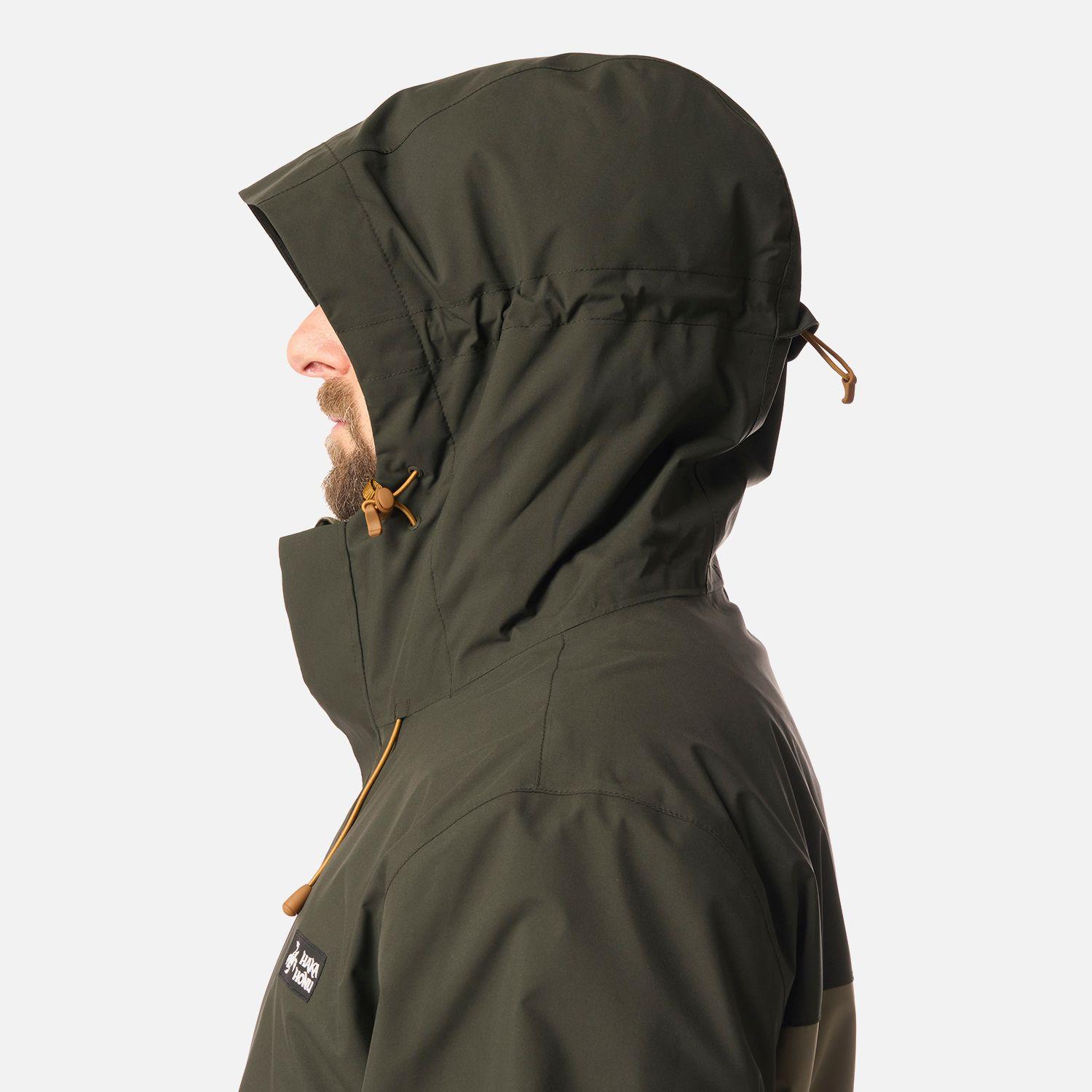 Chaqueta Hombre Escarcha Verde Militar Haka Honu I26-4