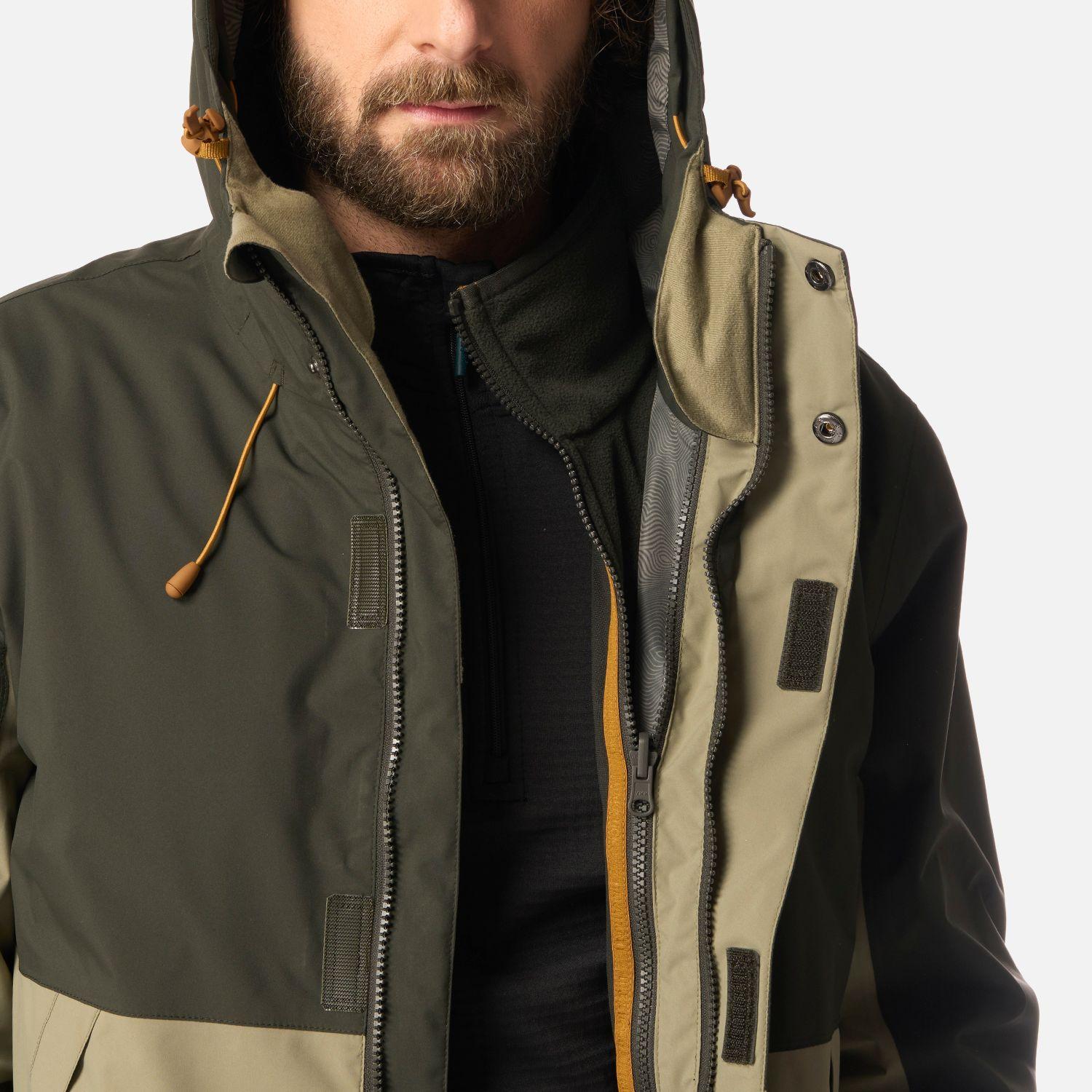 Chaqueta Hombre Escarcha Verde Militar Haka Honu I26-5