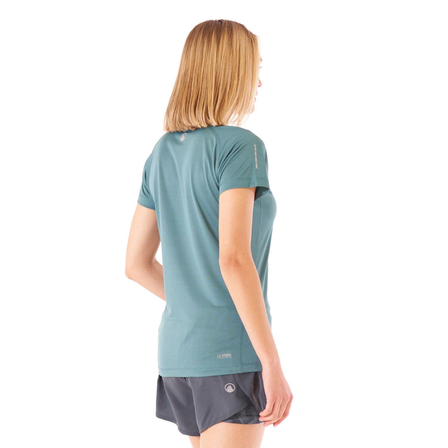 Polera Mujer Core Q-Dry T-Shirt Turquesa Lippi-3