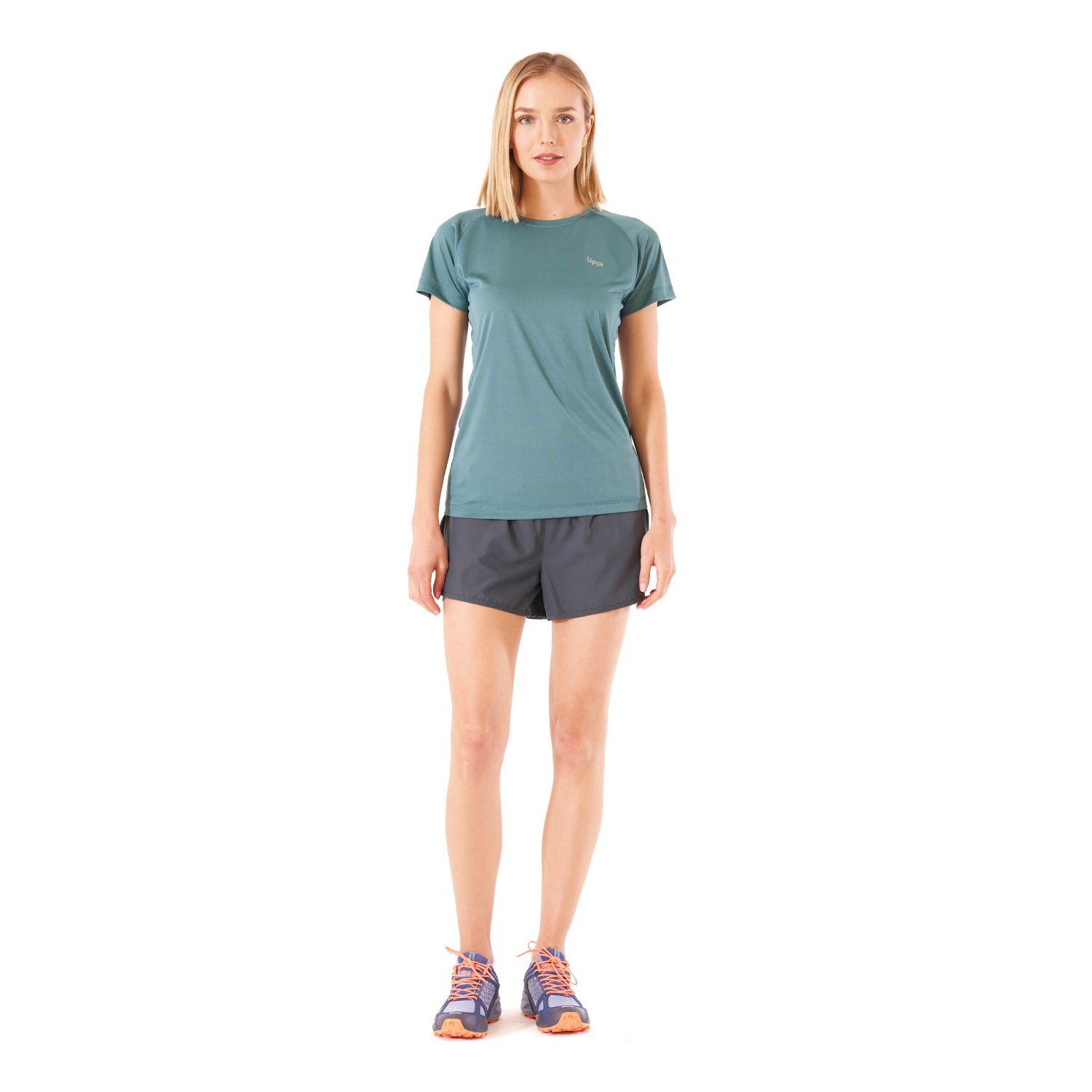Polera Mujer Core Q-Dry T-Shirt Turquesa Lippi-7