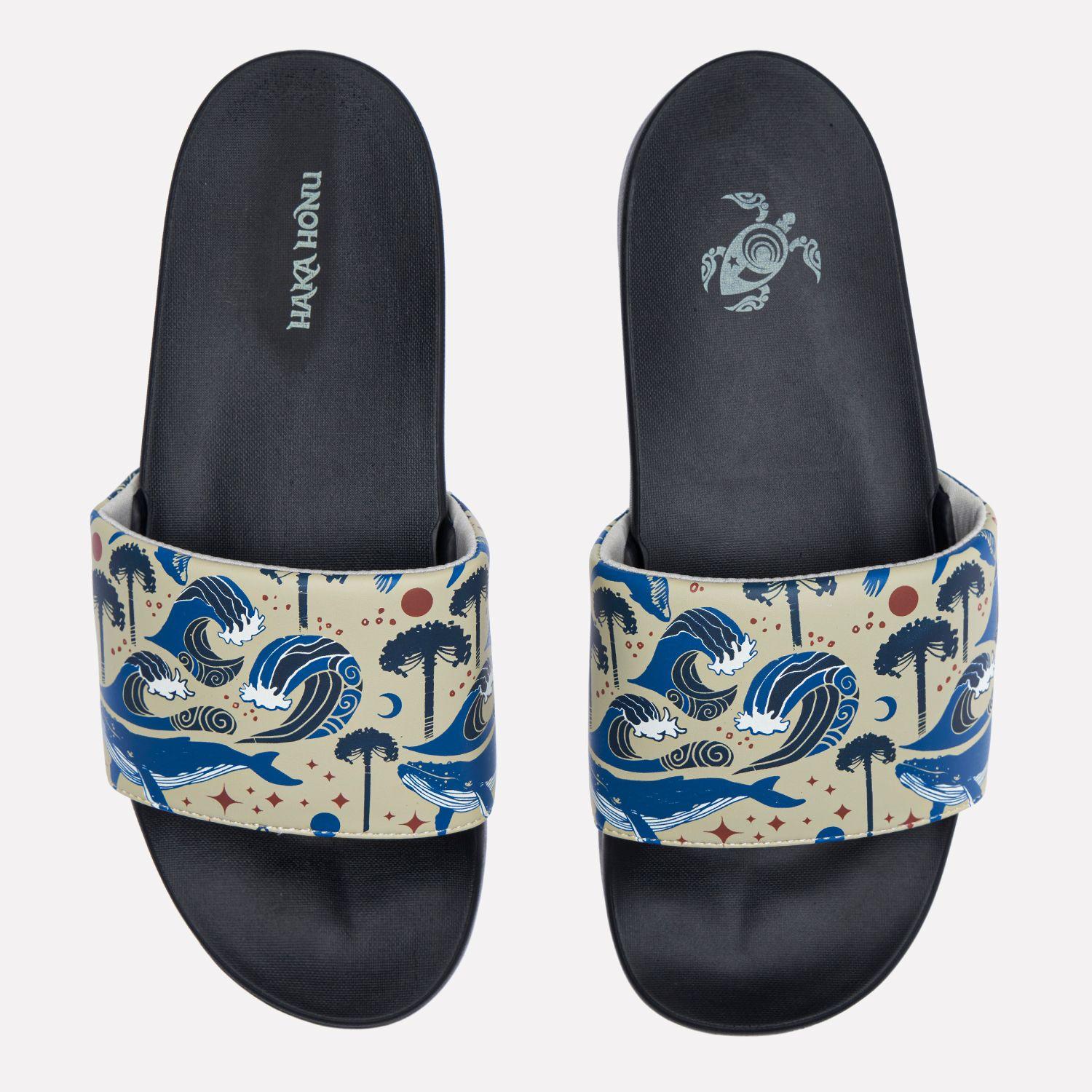 Sandalia Hombre Shalaila Negro Beige Haka Honu-5