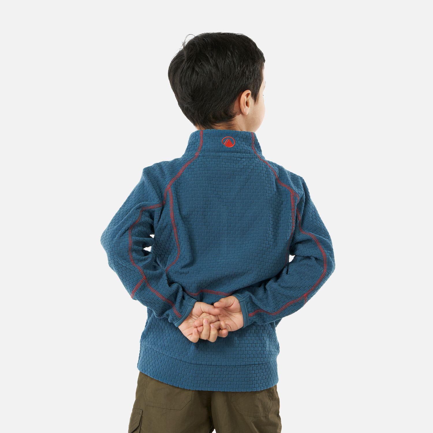 Poleron Niño Saltamontes Nano-F 14 Zip Azul Noche Lippi-2