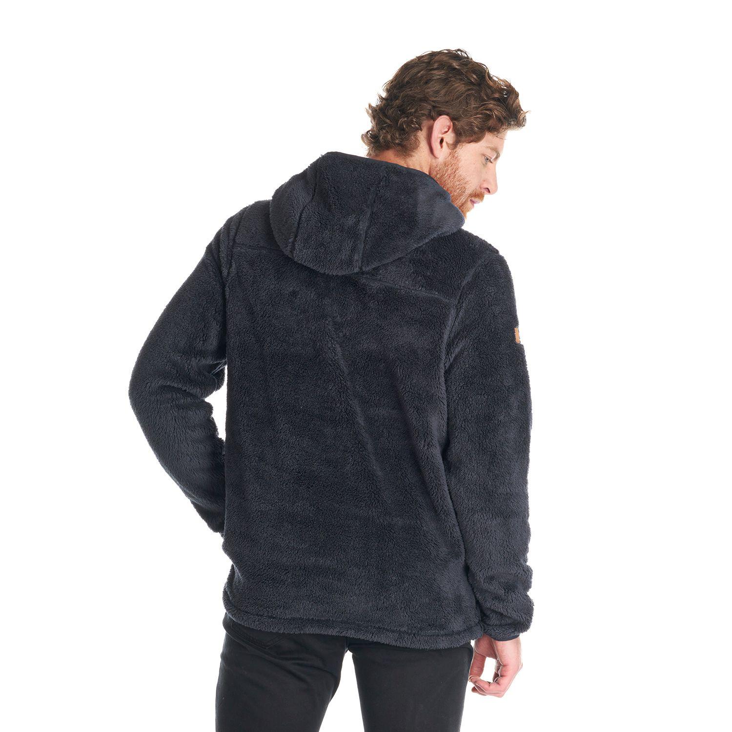 Poleron Hombre Warmy Hoody Sweatshirt Azul Marino Lippi V22-5