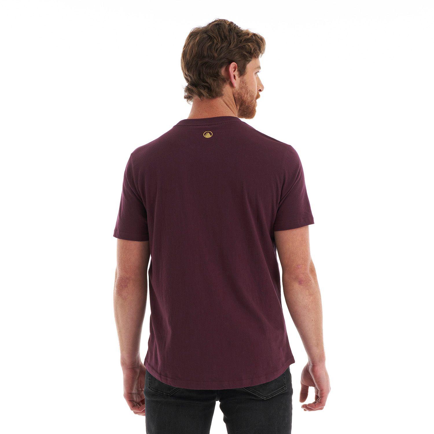 Polera Hombre Dawn UV-Stop T-Shirt Vino Lippi-5