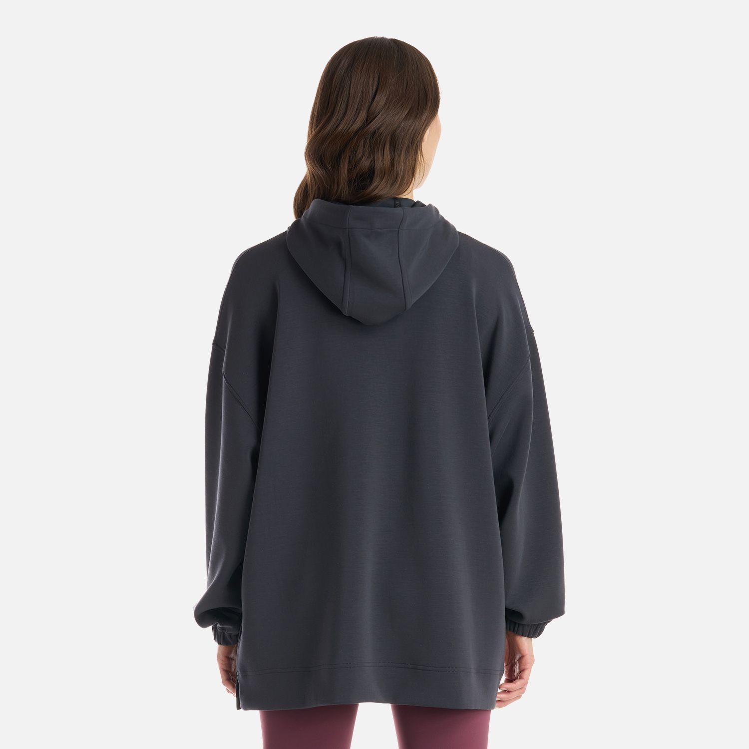 Polerón Mujer CityScape Hoody Sweatshirt Negro Lippi I25-2