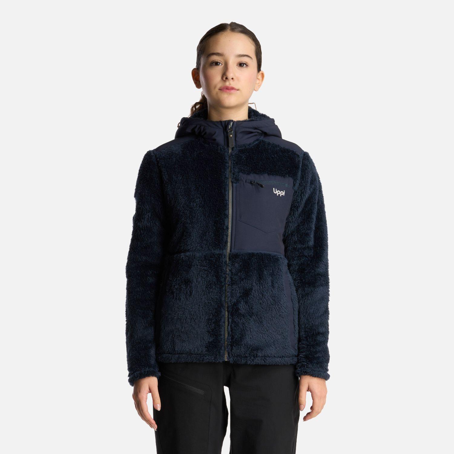 Chaqueta Teen Girl Bear Shaggy-Pro Hoody Azul Lippi I24-1