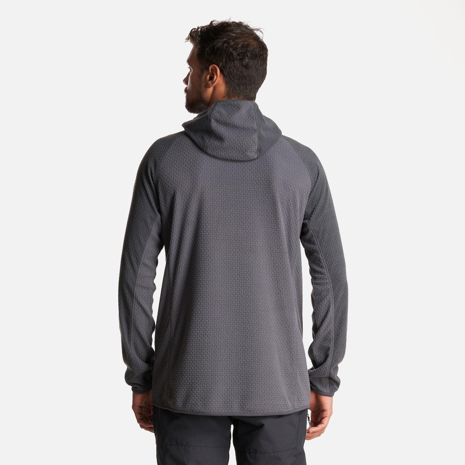 Poleron Hombre Jacaranda Nano-F 1/4 Zip Hoody Gris Oscuro Lippi-3