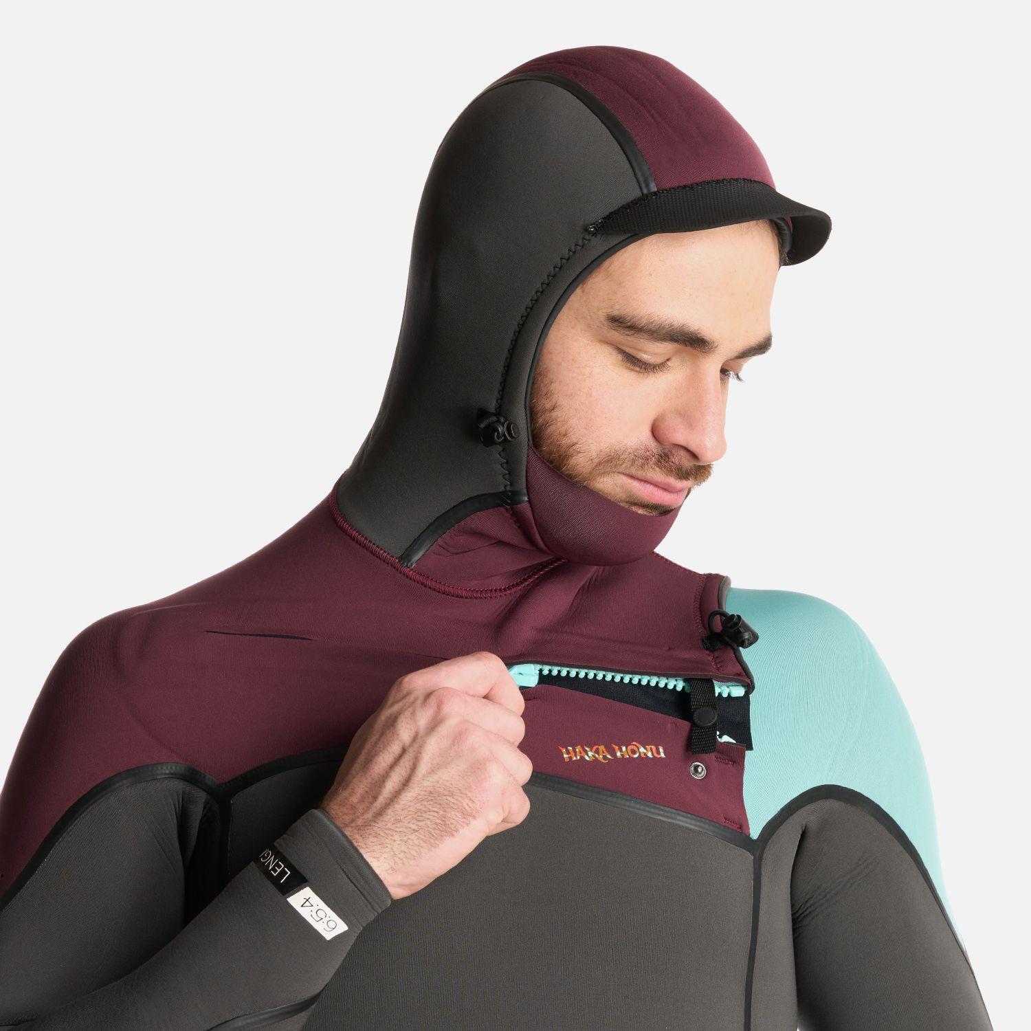 Traje de Surf Hombre Lenga 6:5:4 Gris Grafito Haka Honu-3