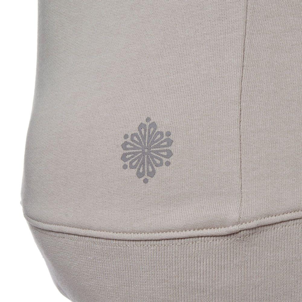 Poleron Mujer Insigne Cotton Hoody Melange Beige Lippi-5