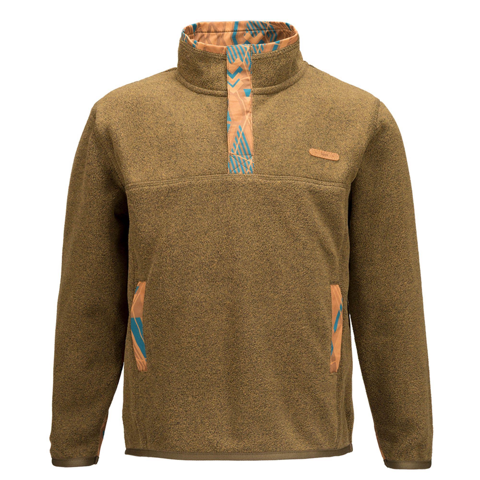 Poleron Niño Route Therm-Pro Pullover Mostaza Lippi-0