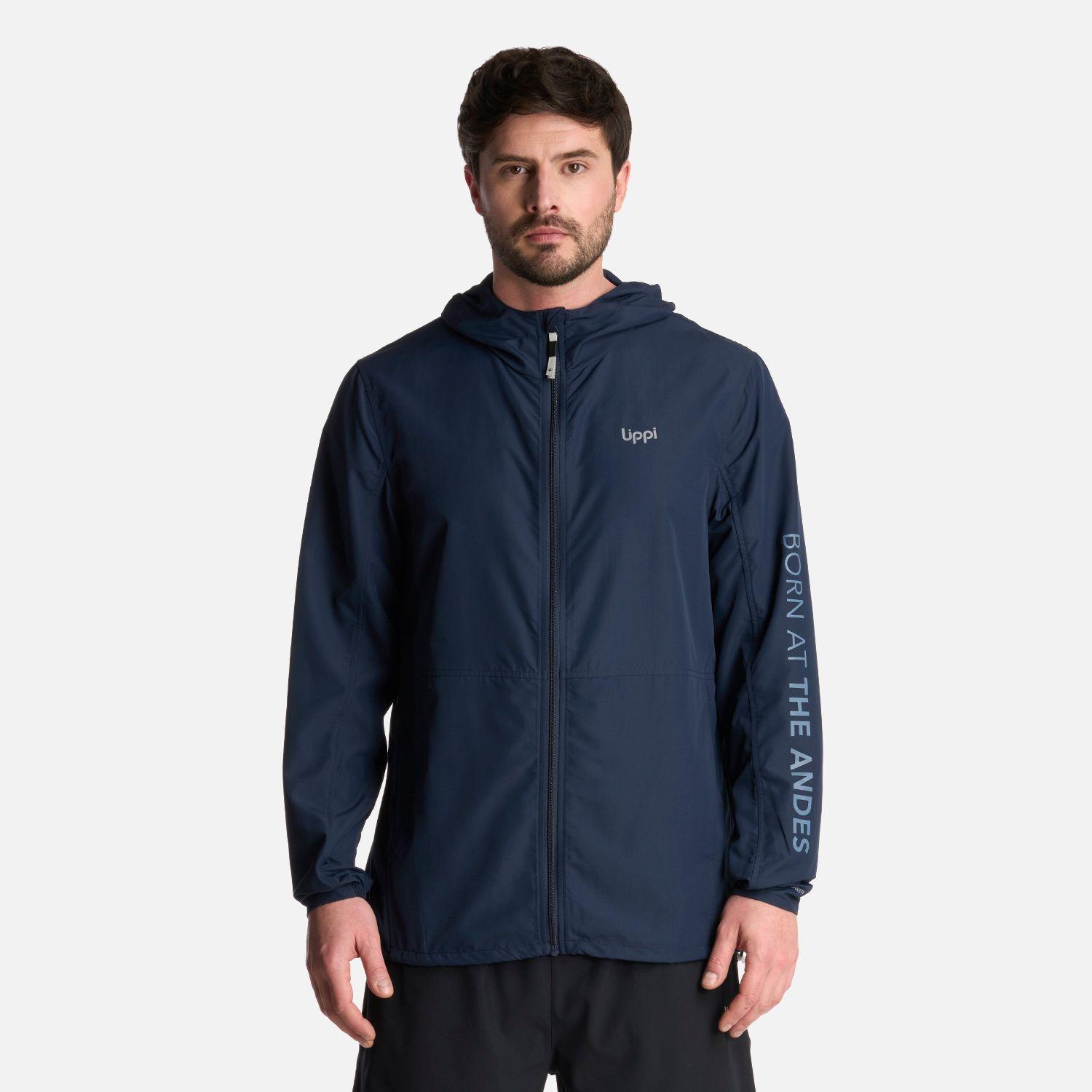 Chaqueta Hombre Nightfall WindBreaker Hoody Azul Lippi-0