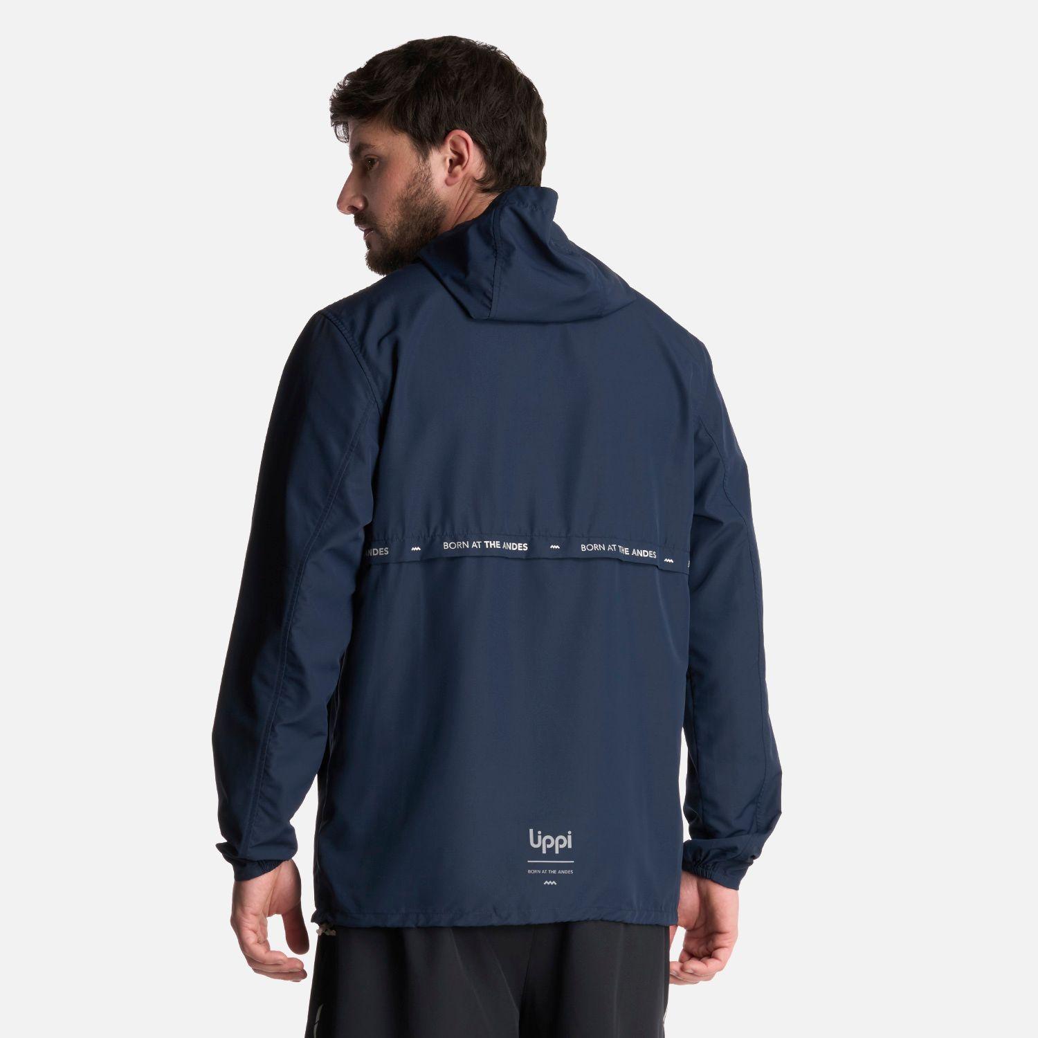Chaqueta Hombre Nightfall WindBreaker Hoody Azul Lippi-2