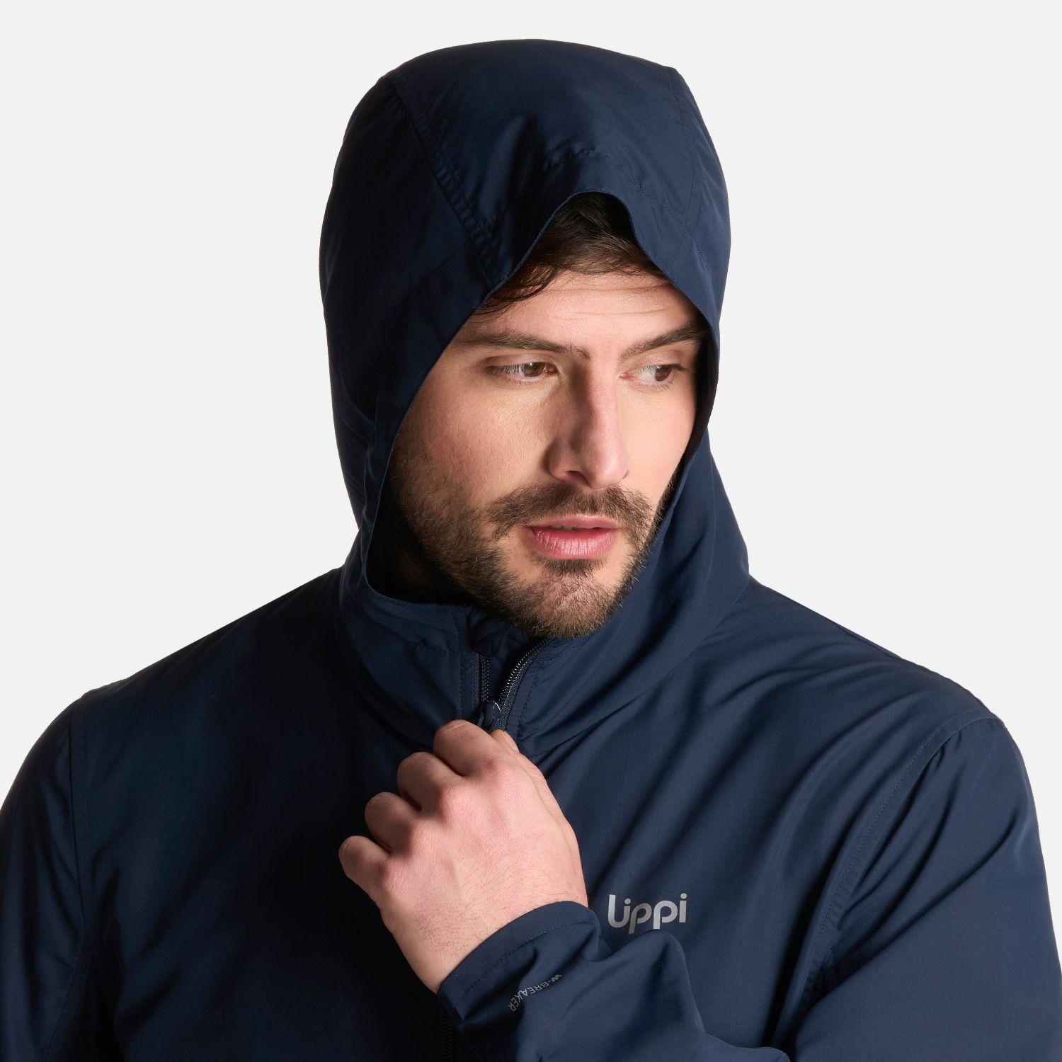 Chaqueta Hombre Nightfall WindBreaker Hoody Azul Lippi-3