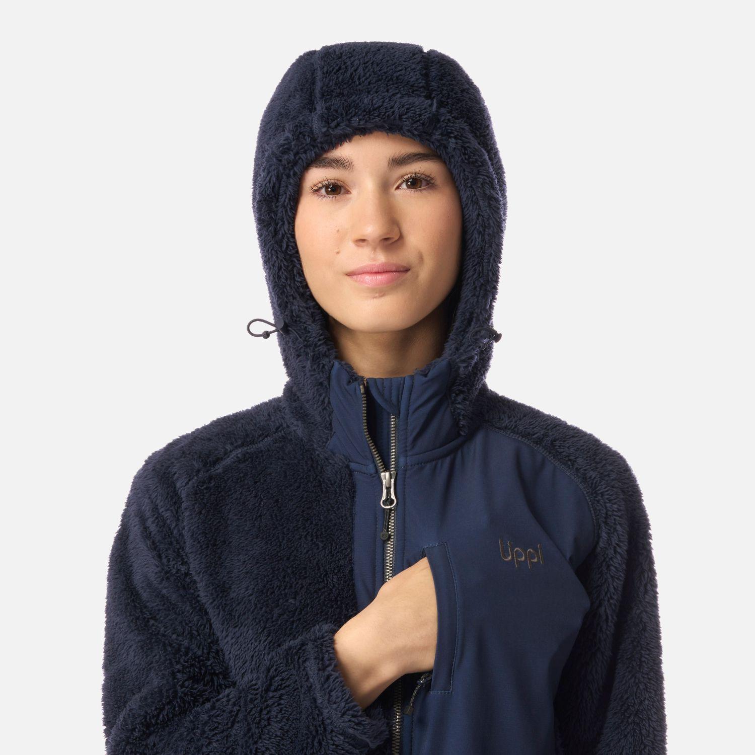 Polar Teen Girl Bear Shaggy-Pro Hoody Jacket Azul Marino Lippi I26-3