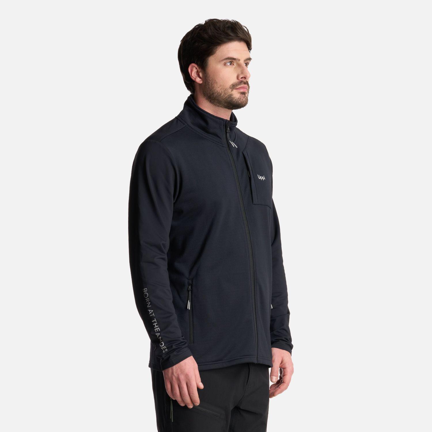 Polerón Hombre Dawson Nano-F Full Zip Negro Lippi-1