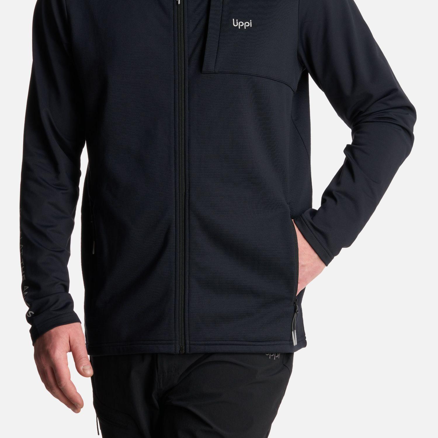 Polerón Hombre Dawson Nano-F Full Zip Negro Lippi-4