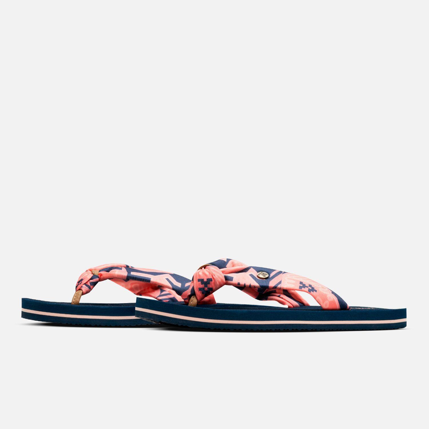 Sandalia Mujer Shancleta Azul Haka Honu-1